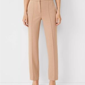Ann Taylor The Petite Straight Pant in Double Knit